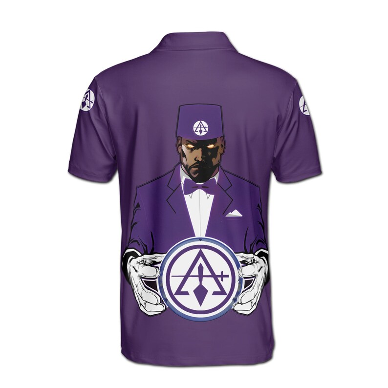 Customized Cryptic Masonry Royal and Select Master Men's Polo Shirt