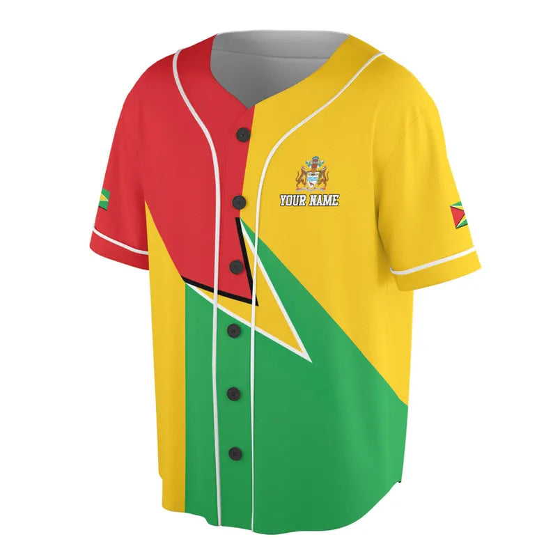 Custom Name Patriotic Ecuador Coat of Arms Baseball Jersey, 3D Baseball Jesey Shirt