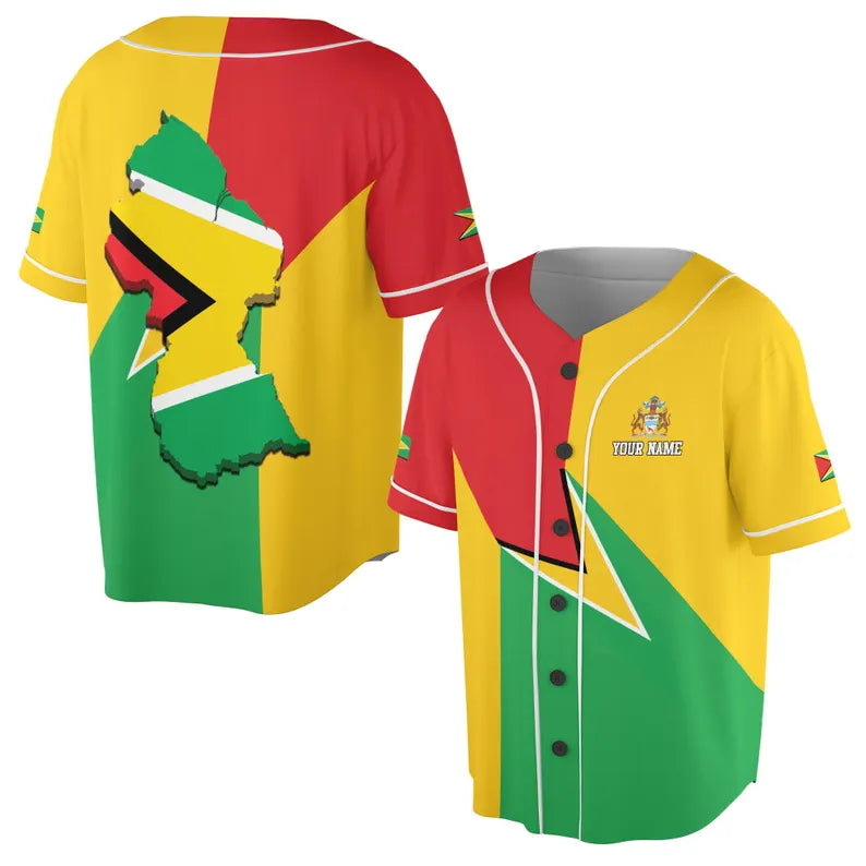 Custom Name Patriotic Ecuador Coat of Arms Baseball Jersey, 3D Baseball Jesey Shirt
