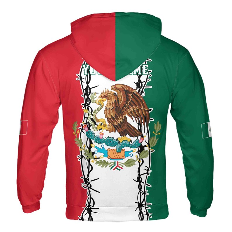 Custom Name Patriotic Coat of Arms Belize Hoodie 3D