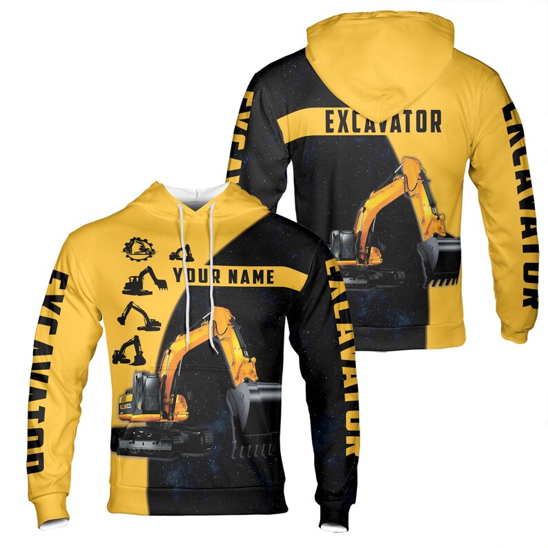 Custom Name Excalitor Working Hoodie 3D