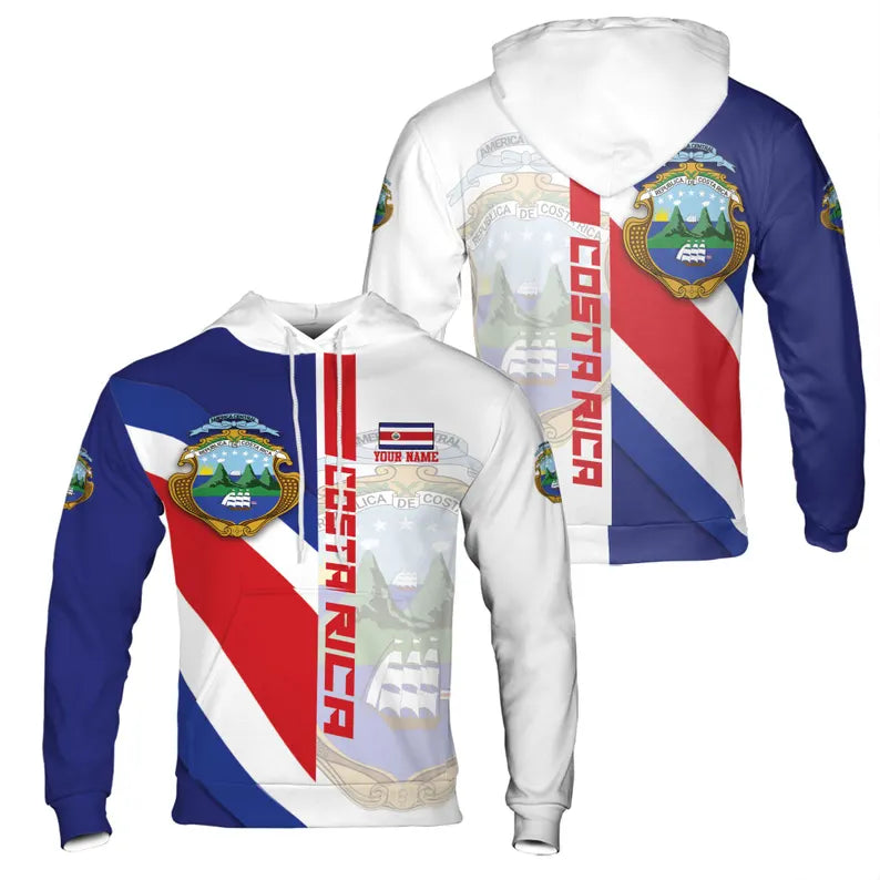Custom Name Patriotic Spain Coat of Arms Hoodie 3D
