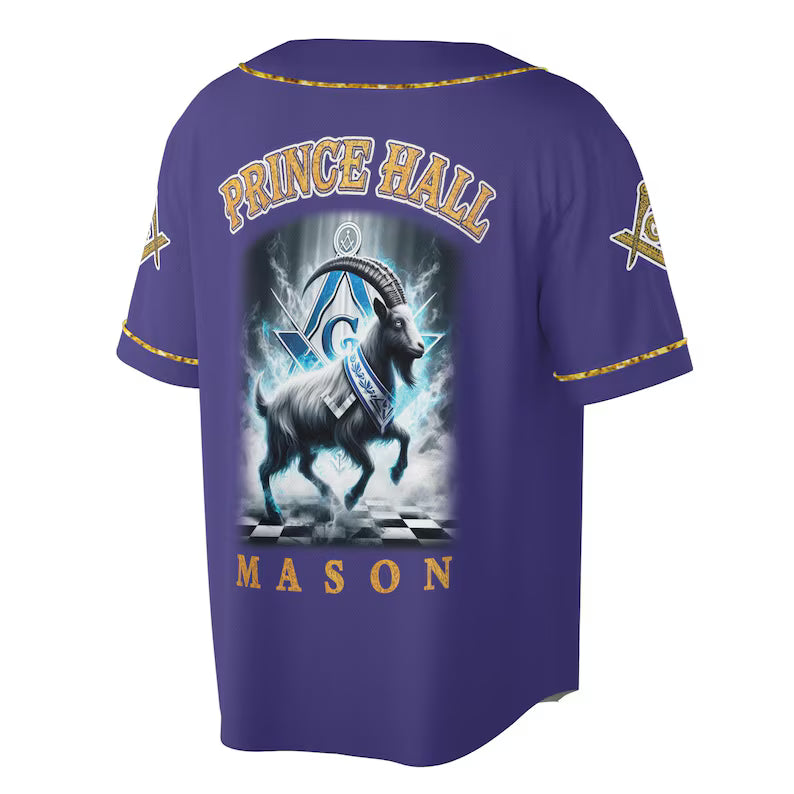Freemason Prince Hall Masonic Medieval Astral Baseball Jersey, 3D Baseball Jersey Shirt