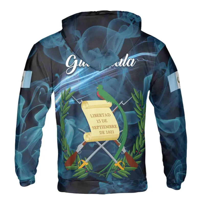 Customized I Love Guatemala Patriotic Hoodie 3D