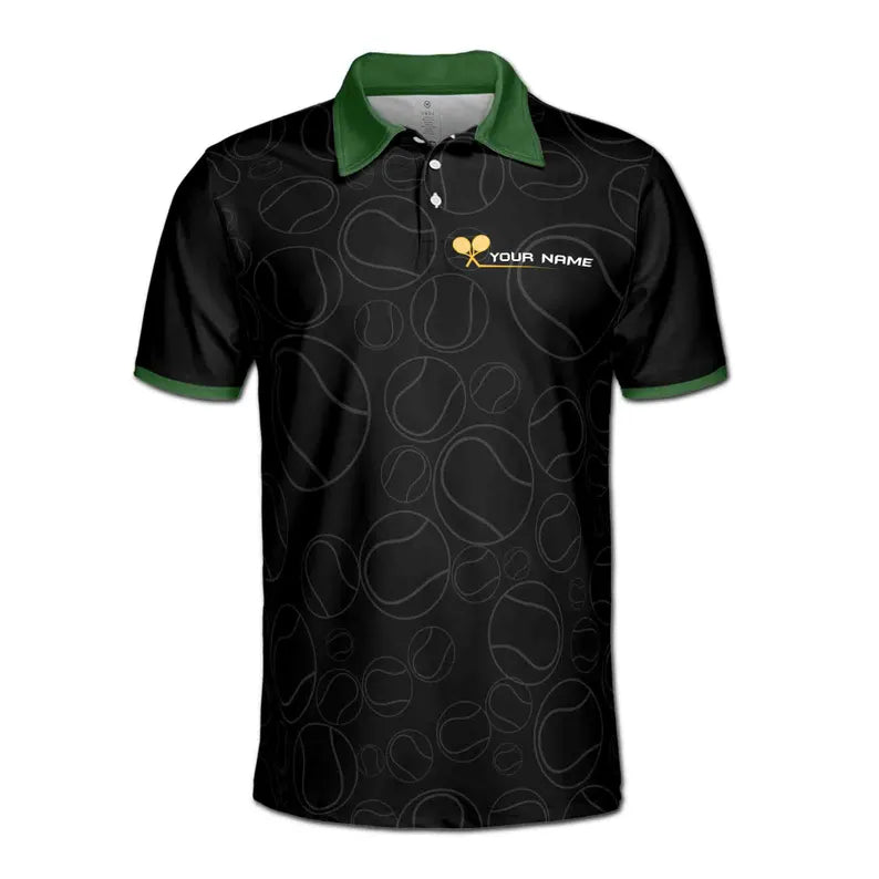 Customized Tennis League Team Player Men's Polo Shirt