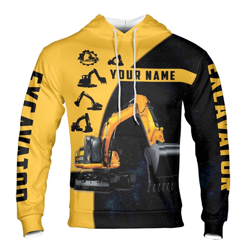 Custom Name Excalitor Working Hoodie 3D