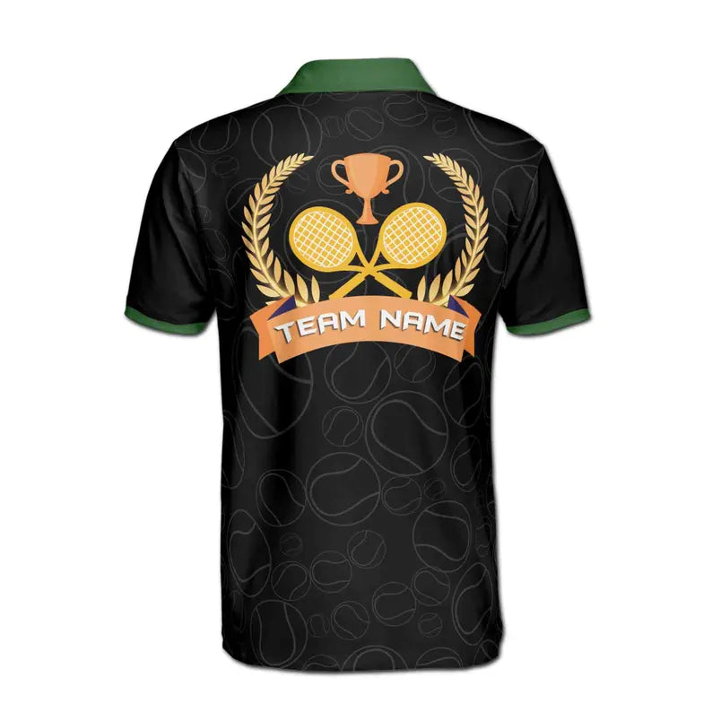 Customized Tennis League Team Player Men's Polo Shirt