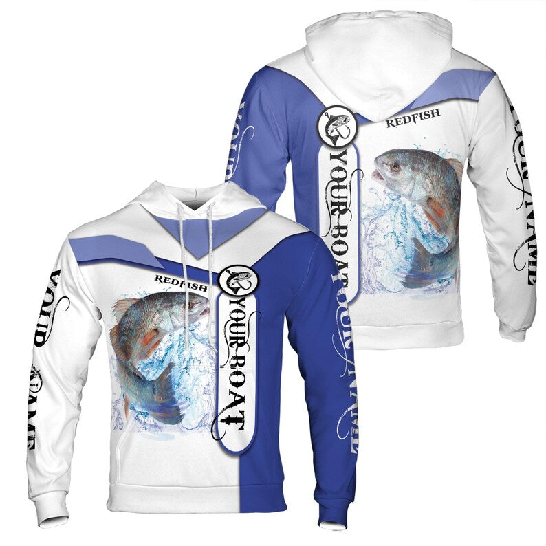 Customized Redfish Fishing Lover Fisherman 3D