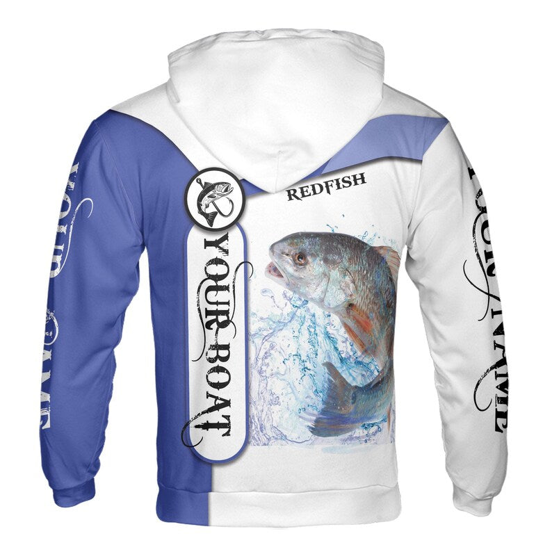 Customized Redfish Fishing Lover Fisherman 3D