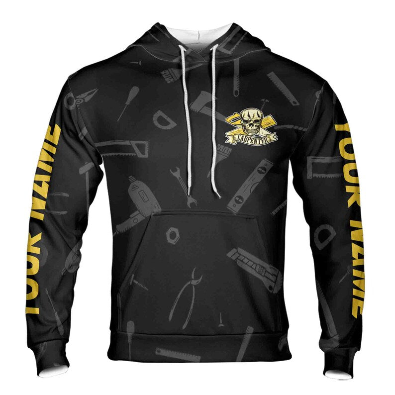 Custom name Carpenter Skilled Carpenters Aren't Cheap Hoodie 3D