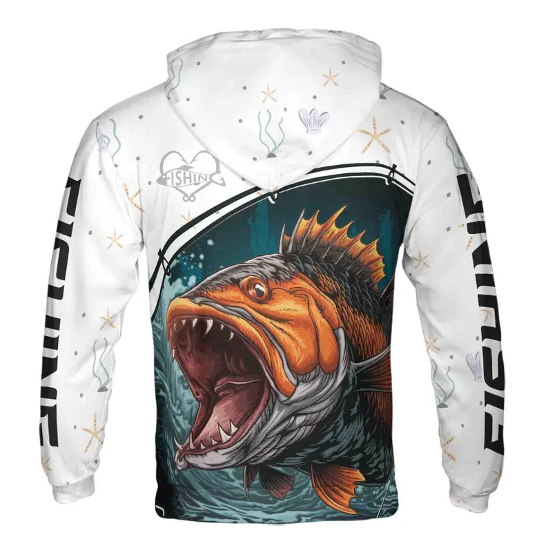Custom Name Unisex Novelty Bass Fish Gifts For Men Hoodie 3D