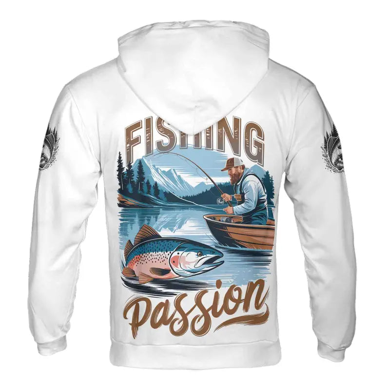 Custom Name Unisex Novelty Fishing Passion Gifts For Men Hoodie 3D
