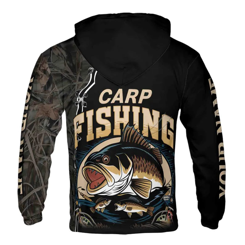 Custom Name Fishing Hoodie 3D