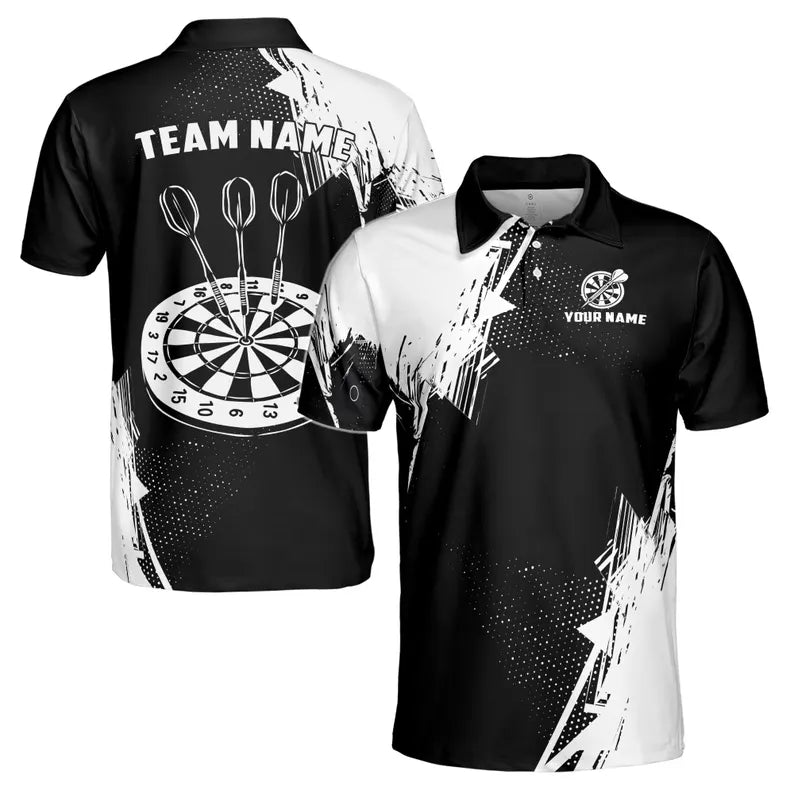 Customized Dart Team Name Men's Polo