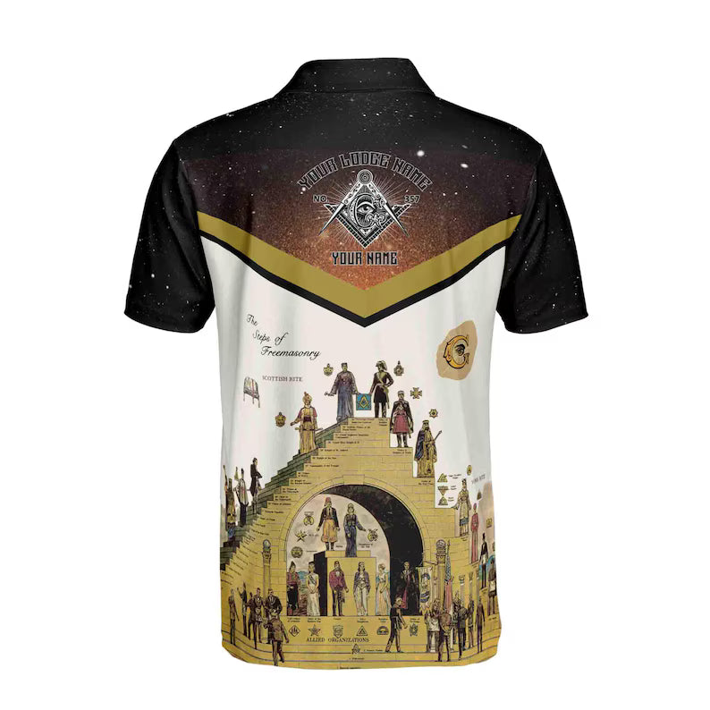 Freemasonry The Structure Of Freemasonry Men's Polo Shirt