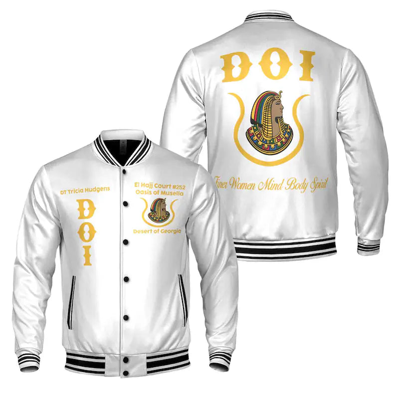Custom Daughters of Isis Baseball Jacket: Ancient Egyptian Order, Mystic Shrine