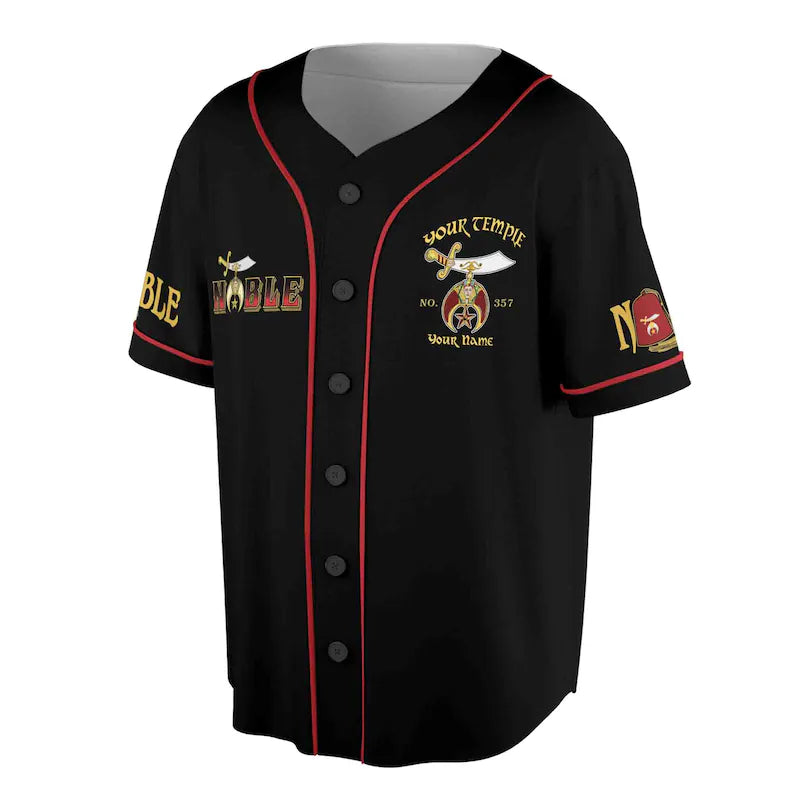Custom Your Name, Temple Noble Shriners Ride Clyde Camel 3D Baseball Jersey Shirt