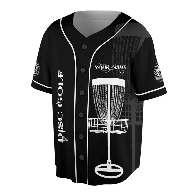 Custom Name No Little Balls Just Big Discs Disc Golf Baseball Jersey, 3D Baseball Jersey Shirt
