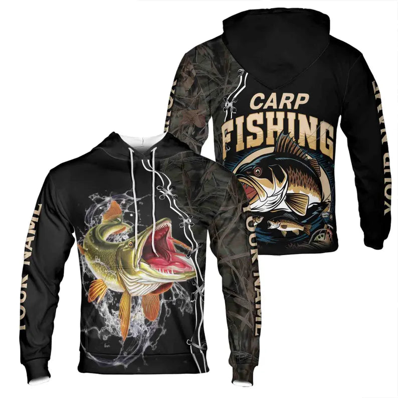 Custom Name Fishing Hoodie 3D