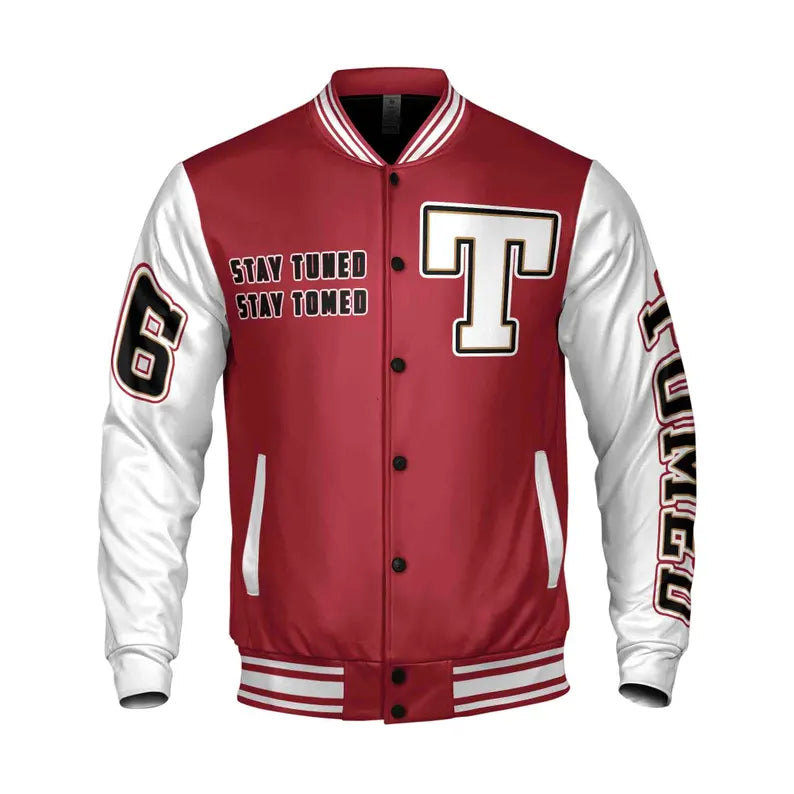 Customizable Varsity Baseball Jacket: Unisex Bomber, All-Season