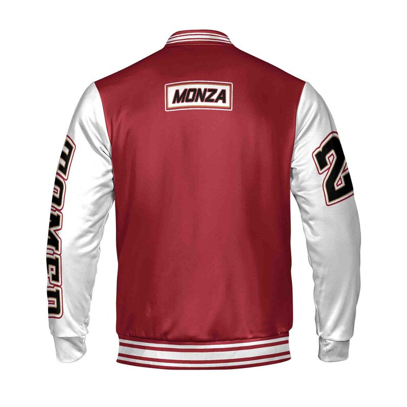 Customizable Varsity Baseball Jacket: Unisex Bomber, All-Season