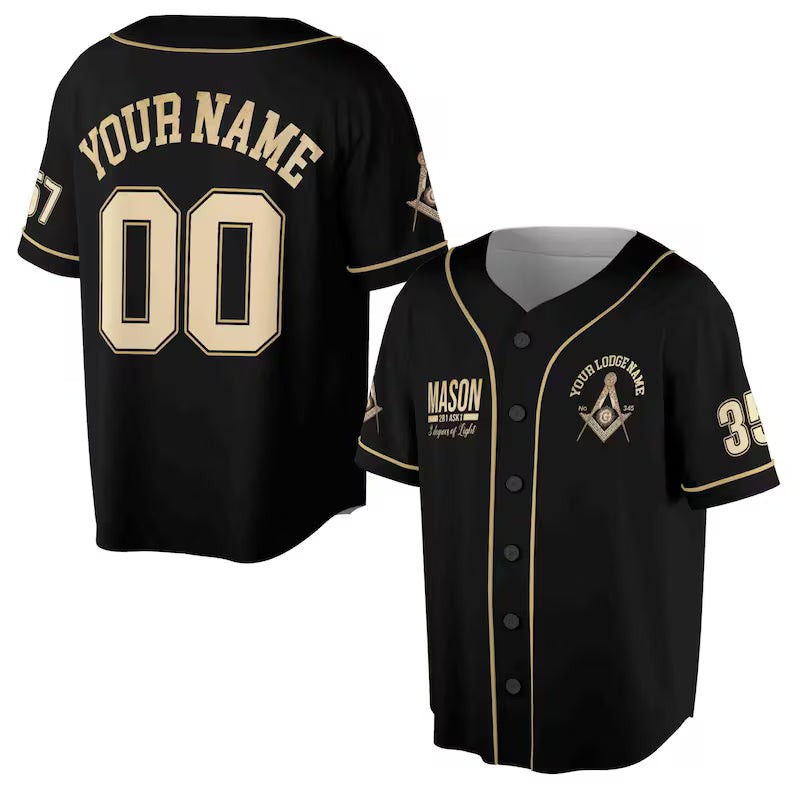 Customizable PHA Baseball Jersey: Lodge Name & Number, 3D Design, 3D Baseball Jesey Shirt
