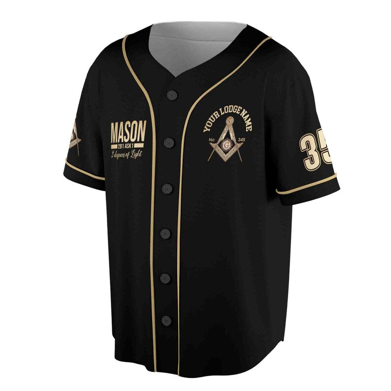 Customizable PHA Baseball Jersey: Lodge Name & Number, 3D Design, 3D Baseball Jesey Shirt