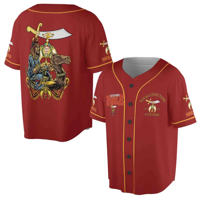 Personalized Customized Proud To Be Shriners 3D Baseball Jersey, 3D Baseball Jesey Shirt