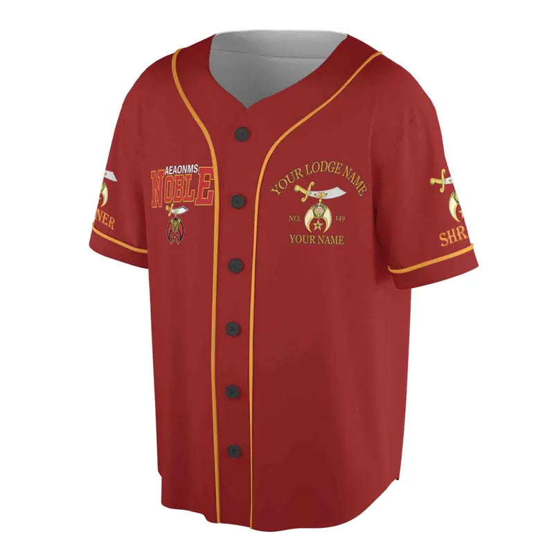 Personalized Customized Proud To Be Shriners 3D Baseball Jersey, 3D Baseball Jesey Shirt