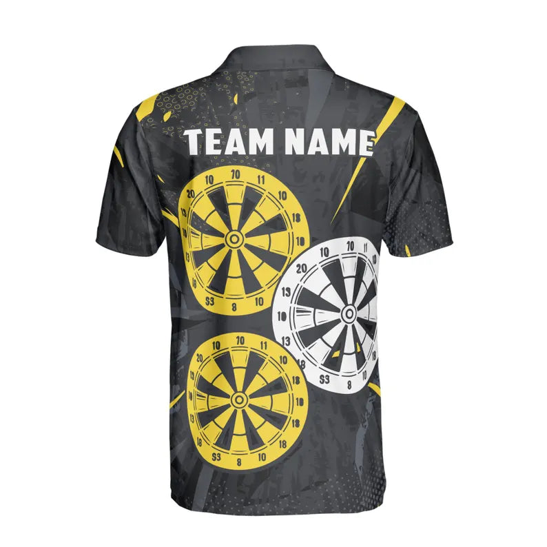 Custom Name Pickleball Paddle Ball Men's Polo