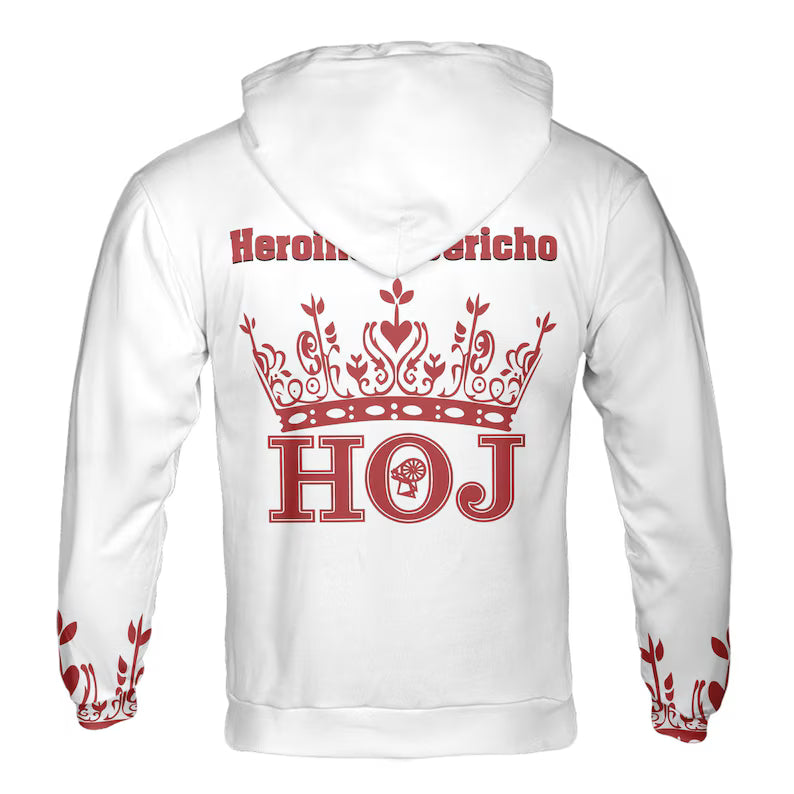 Customized Heroines of Jericho HOJ Elegant Lady and Floral Hoodie 3D
