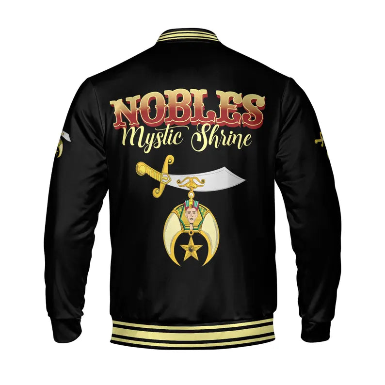 Personalized Mystic Shriner Noble Shriners Masonic Varsity Jacket