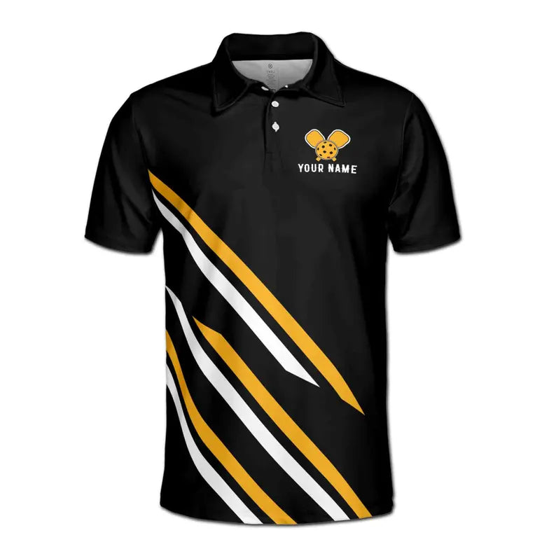 Custom Name Pickleball Dink Responsibly Don't Get Smashed Men's Polo Shirt