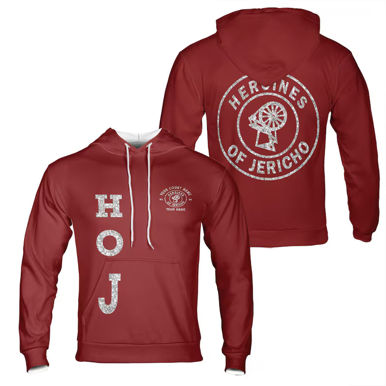 Custom Name Heroines of Jericho HOJ Hoodie 3D