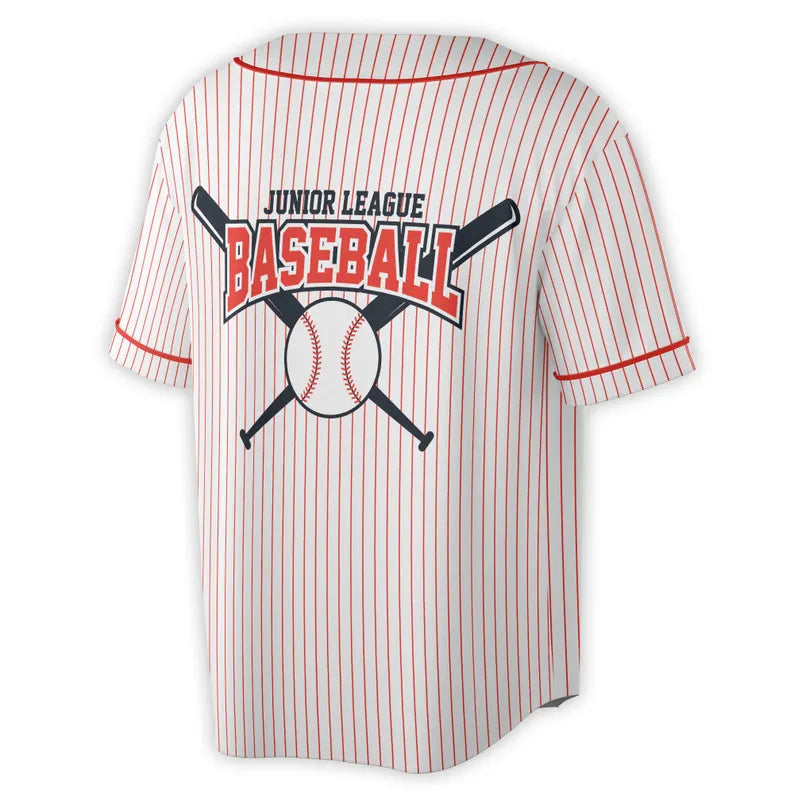 Custom Name Number Junior League Baseball Lover Gift Baseball Jersey, 3D Baseball Jesey Shirt