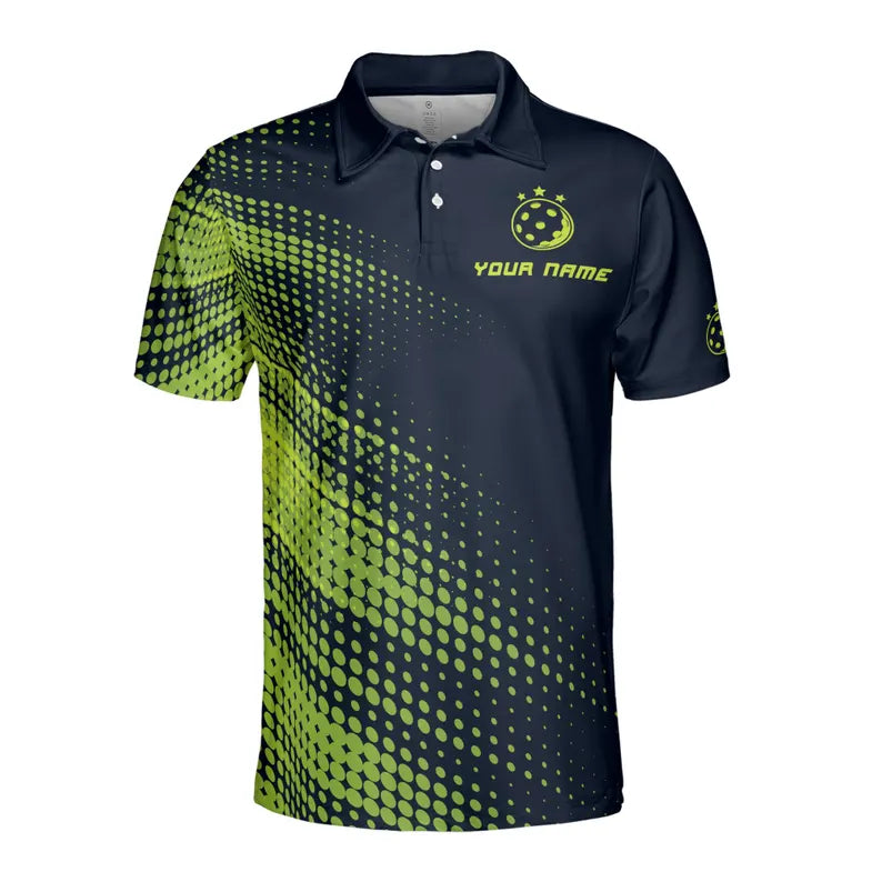 Customized Name Team Pickleball Player Championship Men's Polo Shirt