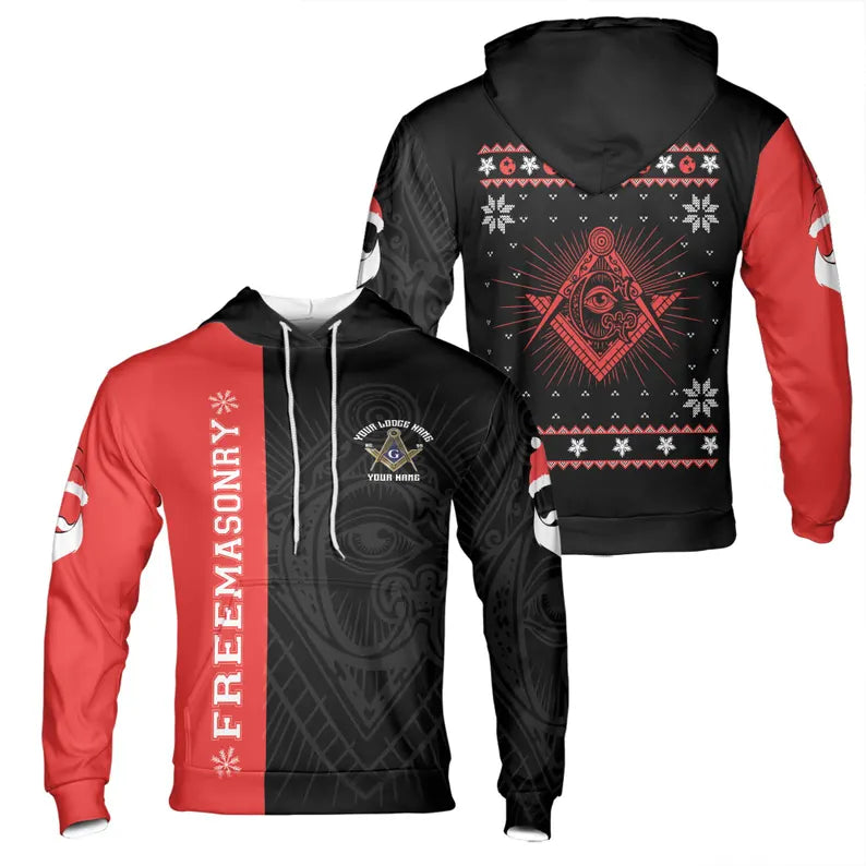 Personalized Merry Christmas Mason Its Time To Celebrate Hoodie 3D