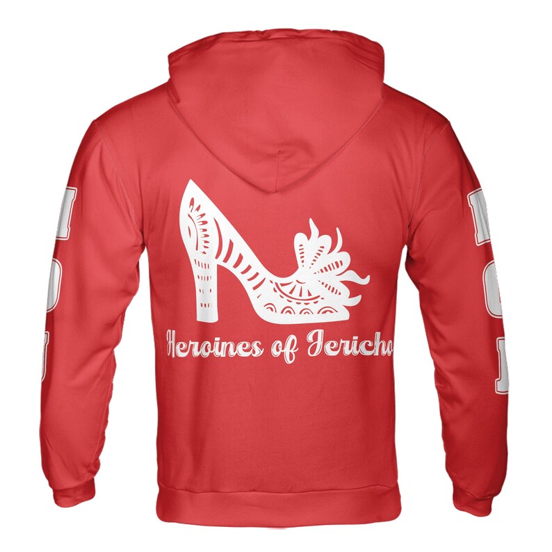 Custom Name HOJ Lady Spinning Wheel Heroines Of Jericho Hoodie 3D
