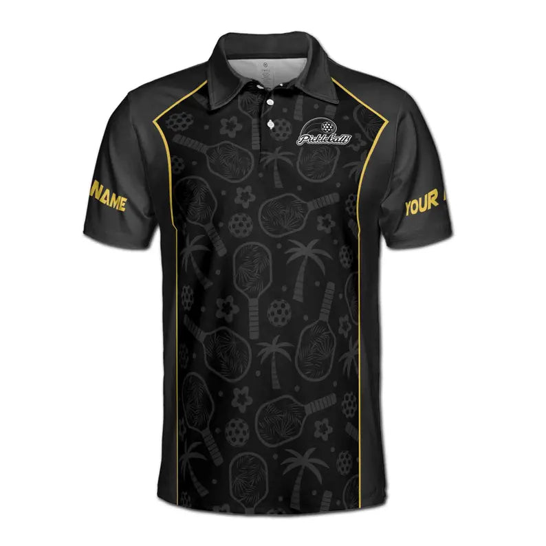 Custom Name Pickleball Dink Responsibly Don't Get Smash Men's Polo Shirt