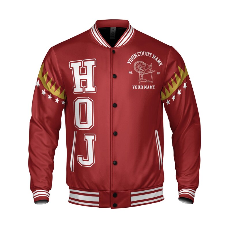 Custom Name Court Heroines of Jericho HOJ Varsity Jacket