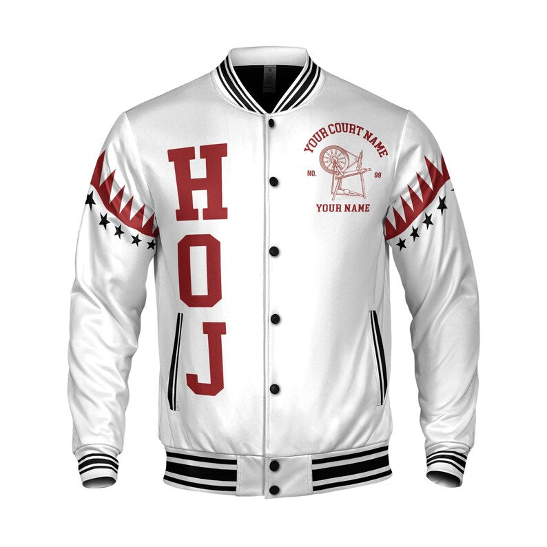 Personalized HOJ If The Shoe Fit Heroines of Jericho Varsity Jacket