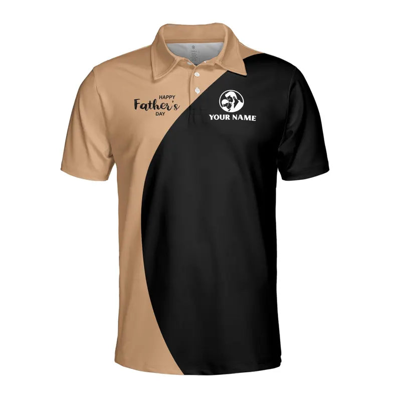 Custom 3D Print Polo Shirt: Father's Day Gift