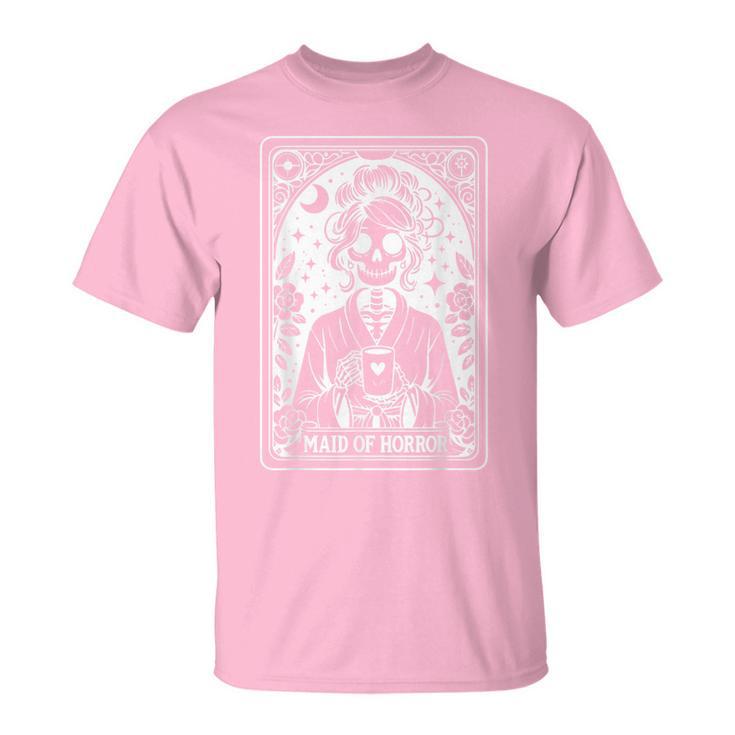 Maid Of Horror Tarot Card Bride Coven Gothic Bachelorette T-Shirt