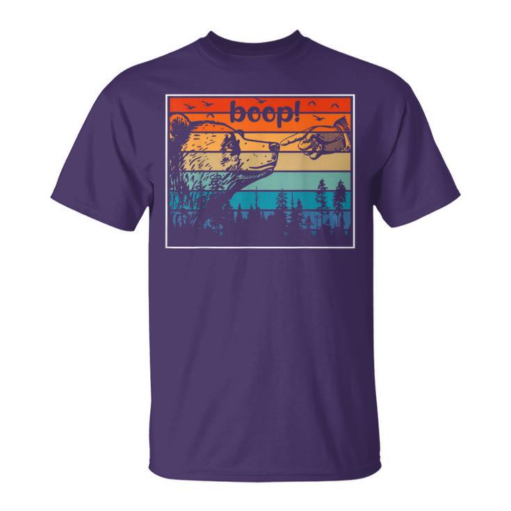 National Park Bear Boop Bear Nose Boop Bear T-Shirt