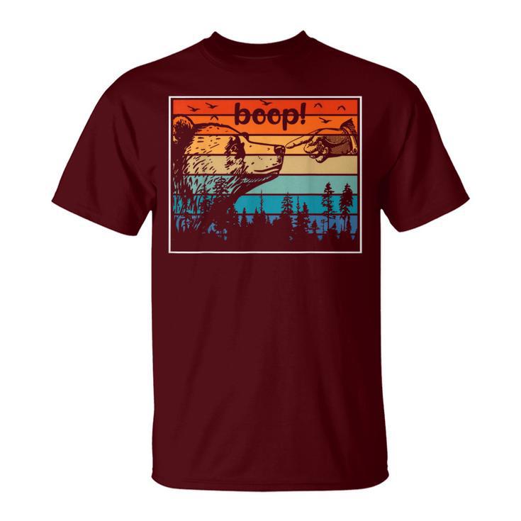 National Park Bear Boop Bear Nose Boop Bear T-Shirt