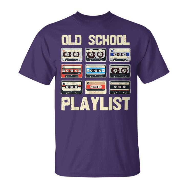 Old School Playlist Cassette T-Shirt