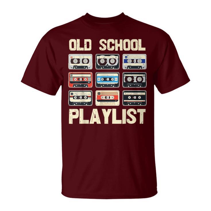 Old School Playlist Cassette T-Shirt