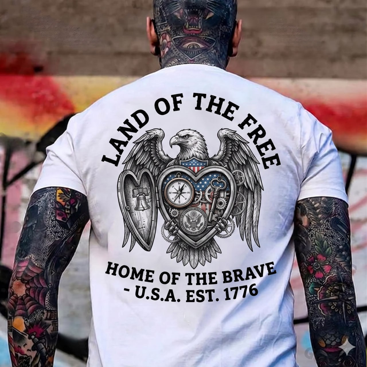 250th anniversary Land of the free  Print Men's T-Shirt