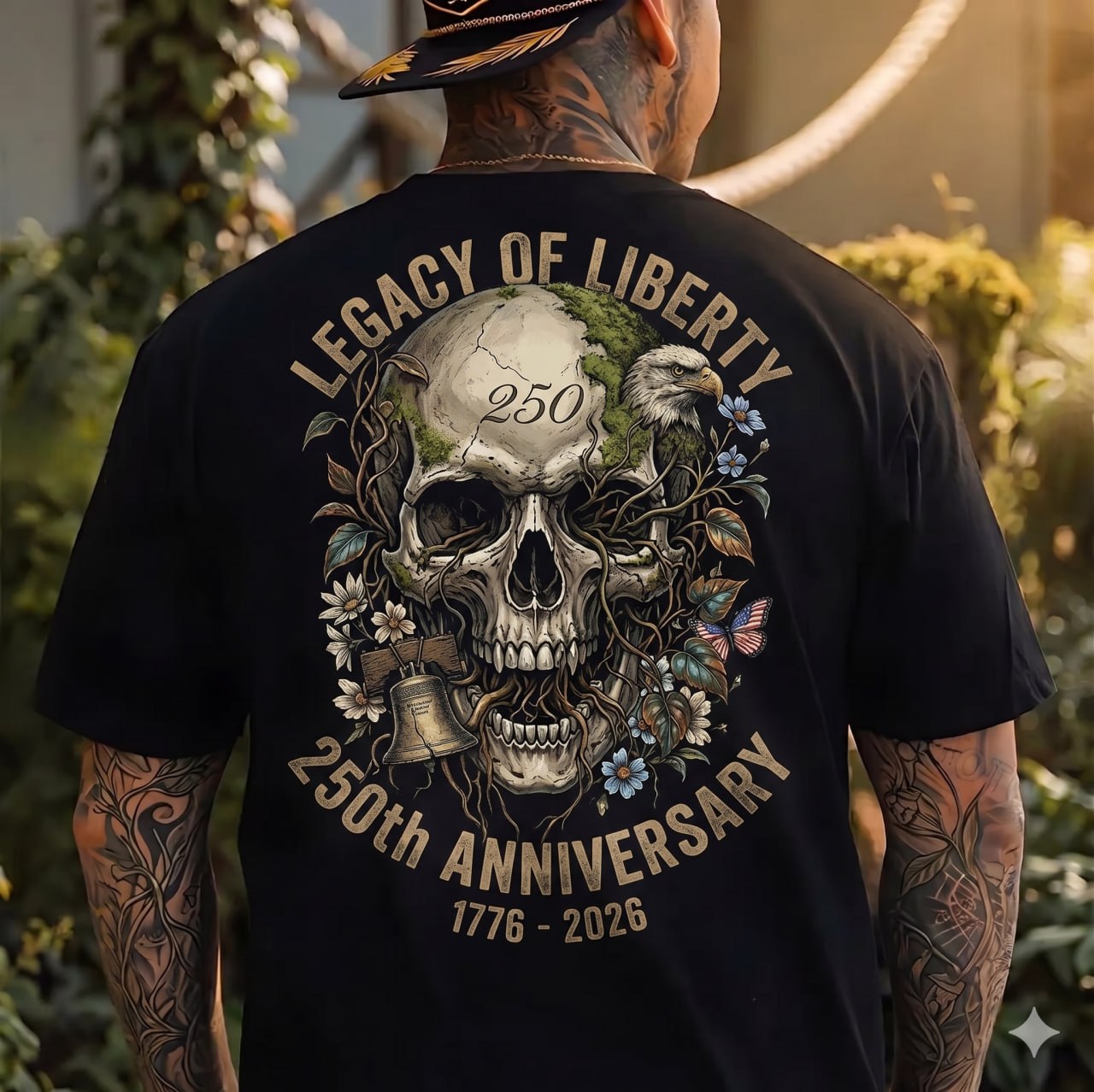 250th anniversary Legacy of Liberty  Print Men's T-Shirt