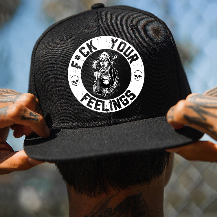 F*CK YOUR FEELINGS Smoking Nun Fashion Cap